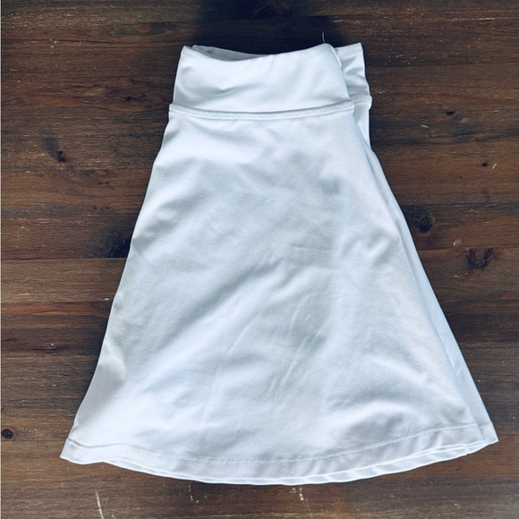 White Women’s Athletic Mini Skirt - Picture 5 of 8